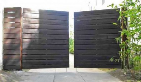 cedar horizontal stained